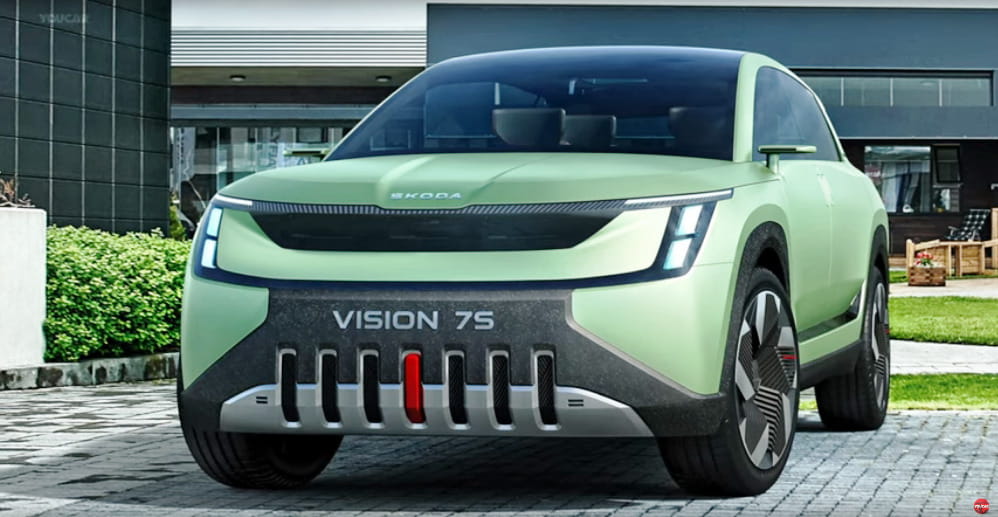 Škoda Vision 7S - Nový dizajn vozidiel Škoda - detaily interiéru a exteriéru